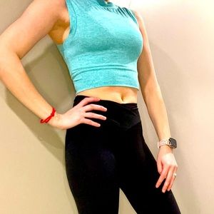 XS SHEIN athletic crop top.